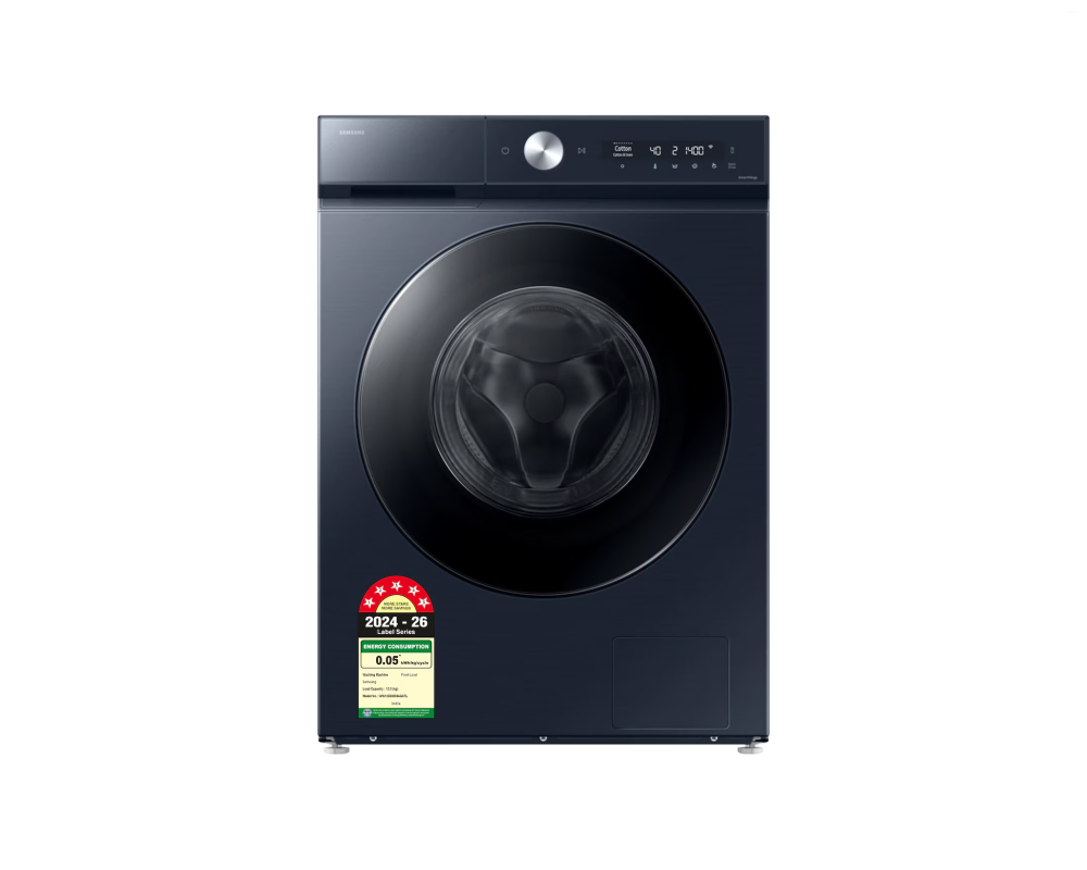 Samsung 12.0 kg Front Load Washing Machine with Bespoke AI & AI Wash, Navy (WW12DB8B54GS)