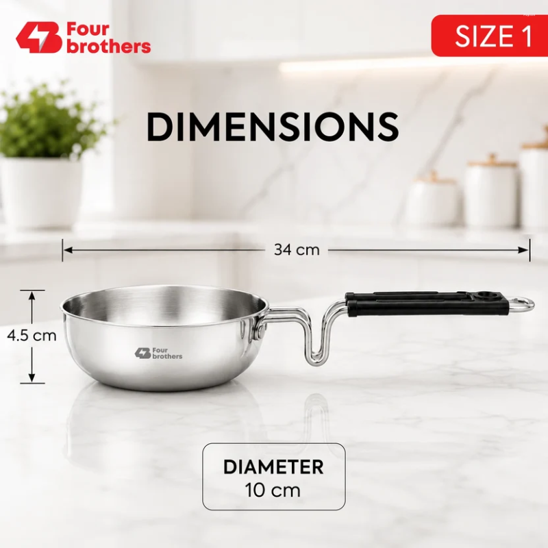 Four Brothers Triply Tadka Pan 10 cm 4BTPV