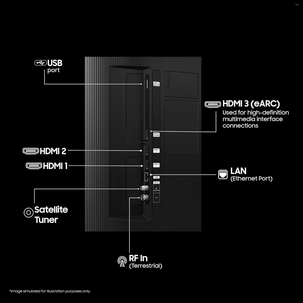 Samsung 163 cm (65 Inch) Vision AI 4K Ultra HD Smart QLED TV (QA65QEF1AULXL) | Quantum HDR | Q4 AI Processor | Tizen OS | Black