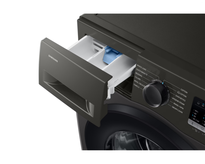 Samsung 7.0 kg Front Load Washing Machine with Diamond Drum, Refined Inox (WW70FG4S02AX)