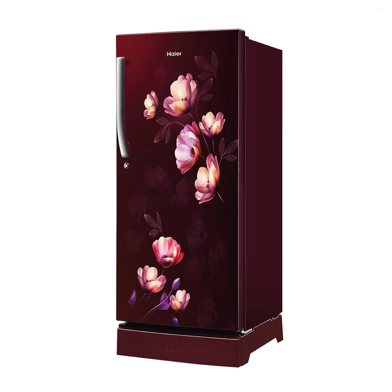 Haier 190 L 5 Star Single Door Direct Cool Refrigerator with Inverter Compressor, 1 Hour Icing, Stabilizer Free Operation & Base Drawer HRD-2105PRIA-P
