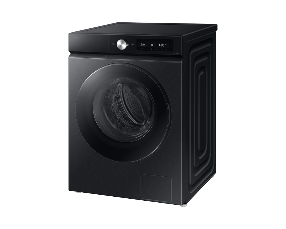 Samsung 12.0 kg Front Load Washing Machine with Bespoke AI & SuperSpeed, Black (WW12DB7B24GB)