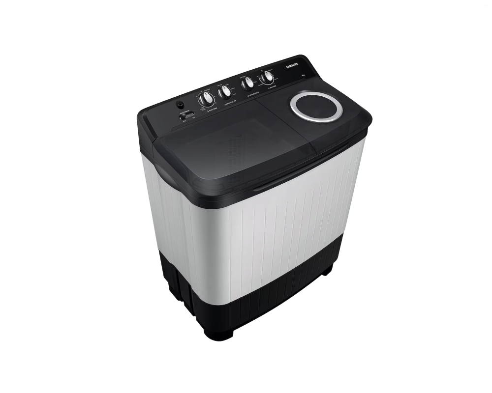 Samsung 8.5 kg Semi Automatic Washing Machine with Hexa Storm Pulsator, Light Gray (WT85C4200GG)