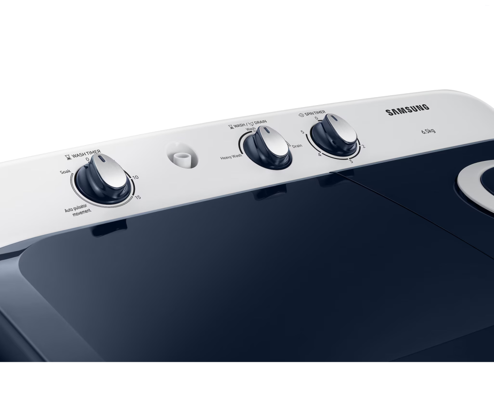 Samsung 6.5 kg Semi Automatic Washing Machine with 5 Star Energy Rating & Air Turbo Drying System (WT65R2200LL)