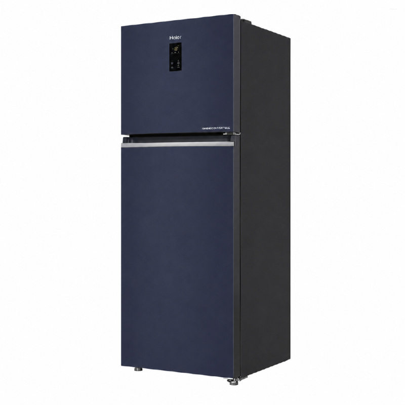 Haier 358 L 2 Star Frost Free Double Door Refrigerator with 10-in-1 Convertible, Inverter Compressor, Magic Cooling & Digital Display HRF-4082BLUSA-P