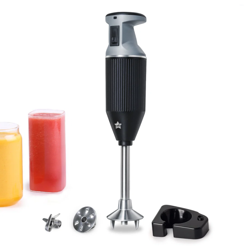 Wonderchef Prima Plus 250W Electric Hand Blender, 2-Speed, Stainless Steel Blades, Hot & Cold Blending, Whisk & Chopper
