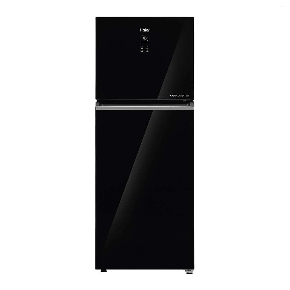 Haier 328 L 2 Star Frost Free Double Door Refrigerator with 10-in-1 Convertible, Inverter Compressor, Magic Cooling & 1 Hour Icing HRF-3782PLKGA-P