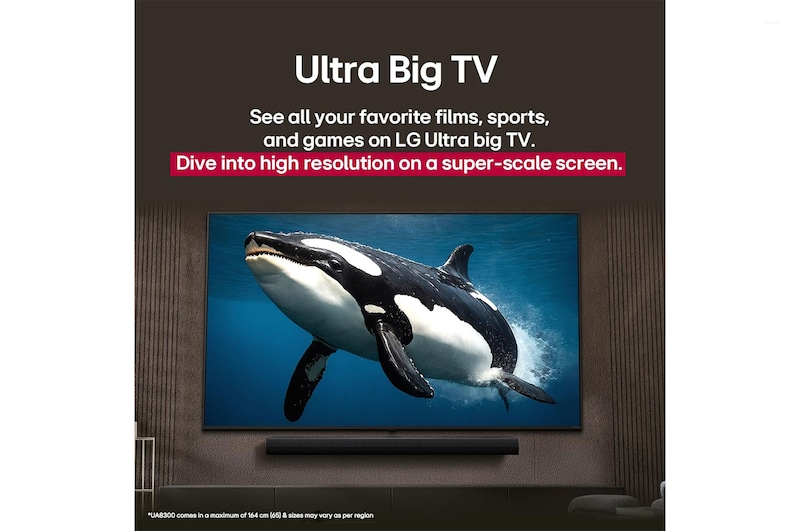 LG 55UA83006LA 55 Inch 4K UHD AI Smart TV with α7 AI Processor Gen8, Dolby Atmos, FILMMAKER MODE & webOS 25