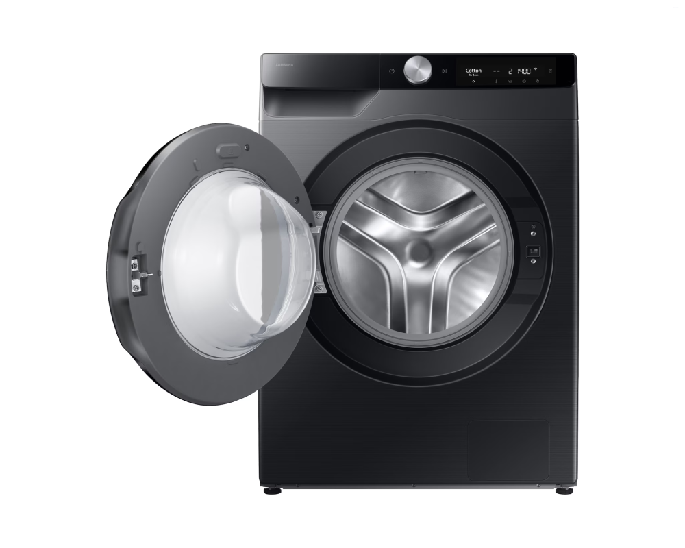 Samsung 9.0 kg Front Load Washing Machine with AI Control & SuperSpeed, Black (WW90DG6U24AB)
