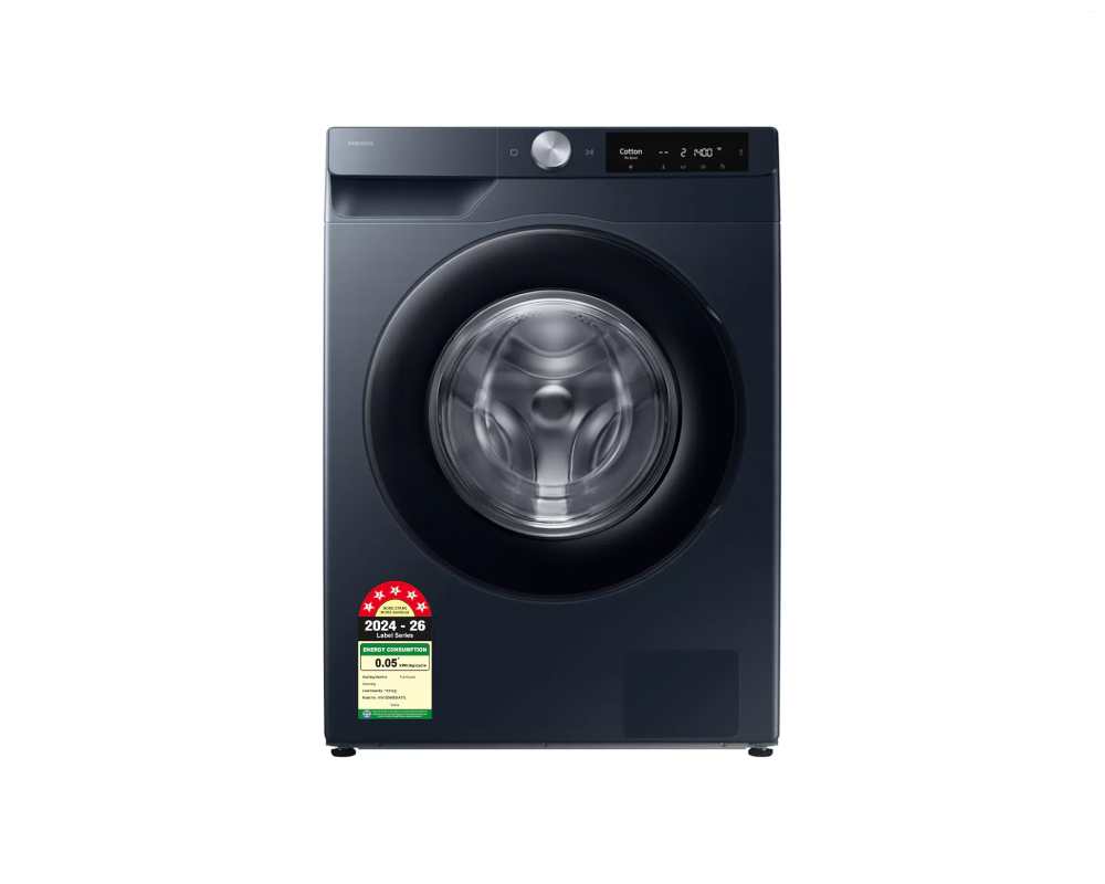 Samsung 12.0 kg Front Load Washing Machine with AI & SuperSpeed, Navy (WW12DG6B24AS)