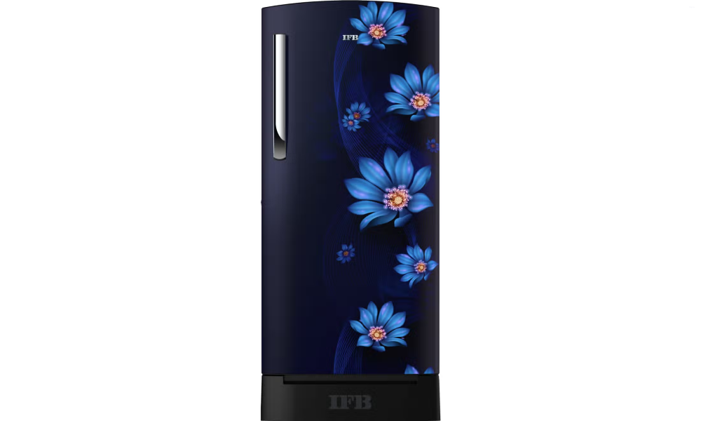 IFB 187 Litres 2 Star Direct Cool Refrigerator with Extra Height (IFBDC-2132FBWD, Wild Flower Blue with Black Pedestal)