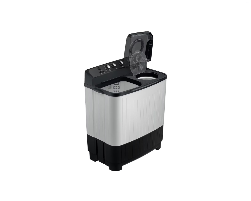 Samsung 10.5 kg Semi Automatic Washing Machine with Hexa Storm Pulsator, Gray (WT10C4260GG)