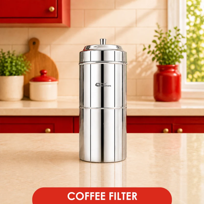 Four Brothers Stainless Steel Coffee Filter 0.125 L 4BFCM-0