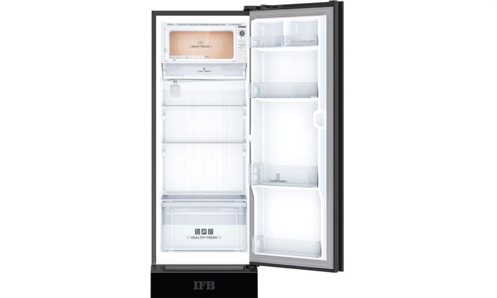 IFB Advance-Cool 187 L 3 Star Direct Cool Refrigerator, Glass, FLORAL JOY + BLACK GLASS PED, Inverter Compressor 2026