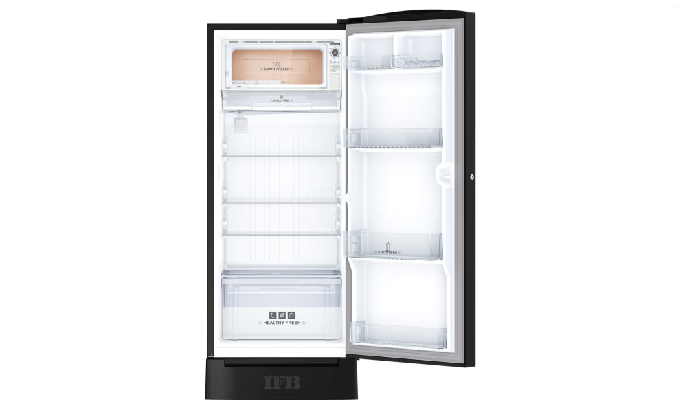 IFB Advance-Cool 197 L 4 Star Direct Cool Refrigerator, Steel Finish, METAL BLACK + BLACK PED, Inverter Compressor 2026