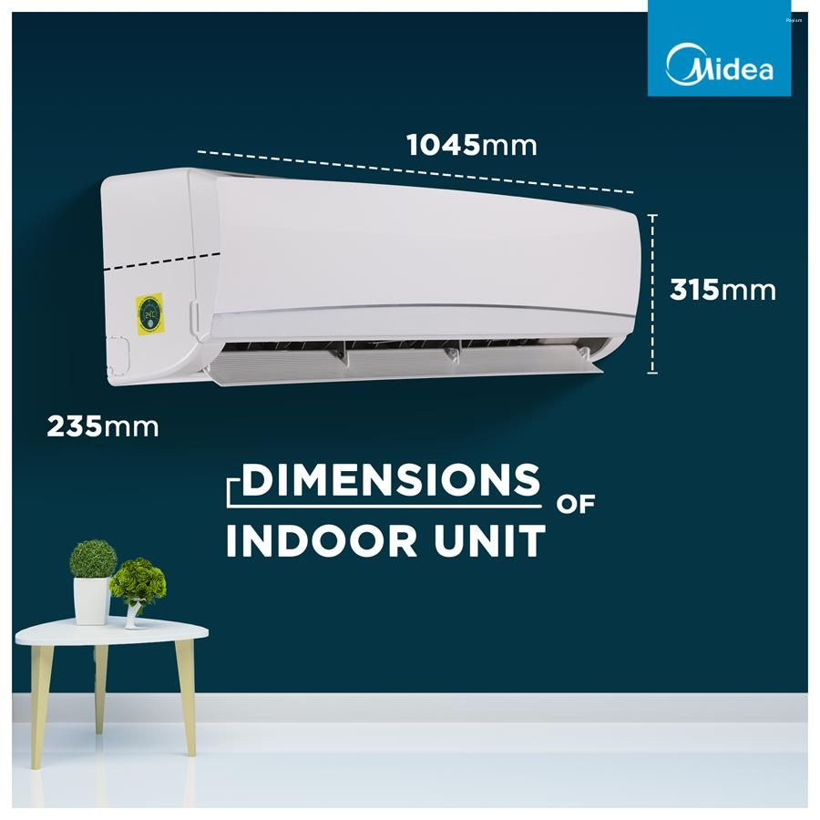 Midea 2 Ton 3 Star Inverter Split AC – SANTIS NEO DLX (MAI24SD3R34F0)