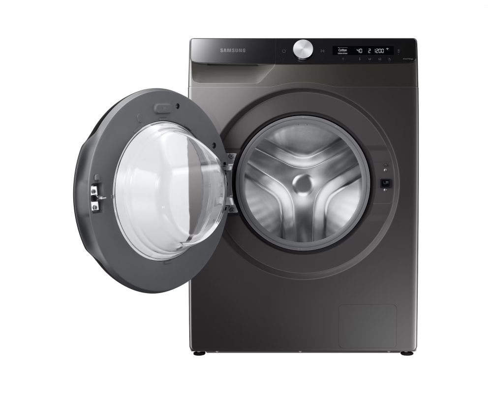 Samsung 8.0 kg AI Ecobubble Front Load Washing Machine with SmartThings & Wi-Fi, Dark Gray (WW80T504DAX)