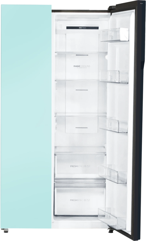 Haier 602 L 3 Star Side-by-Side Convertible Refrigerator with Expert Inverter, Magic Cooling, Deo Fresh & Jumbo Ice Maker HRS-682PNG
