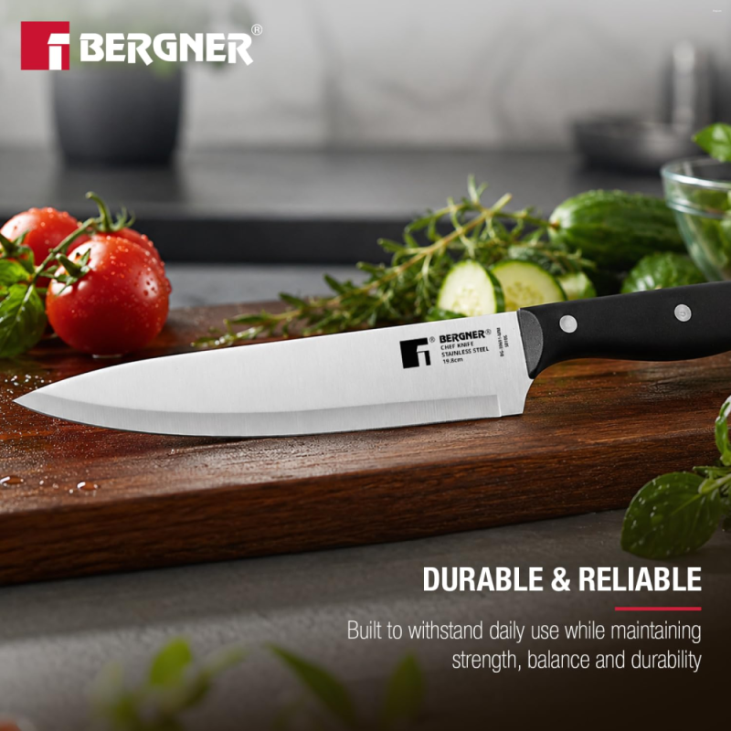 Bergner Argent Knife Chef Knife 20cm (8") Stainless Steel BG-41222-MM