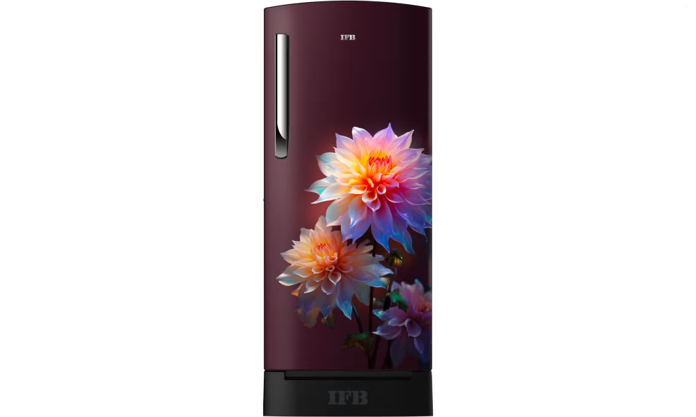 IFB 187 Litres 5 Star Direct Cool Refrigerator with Thick Insulation (IFBDC-2135IRND, Divine Bliss Red with Black Pedestal)