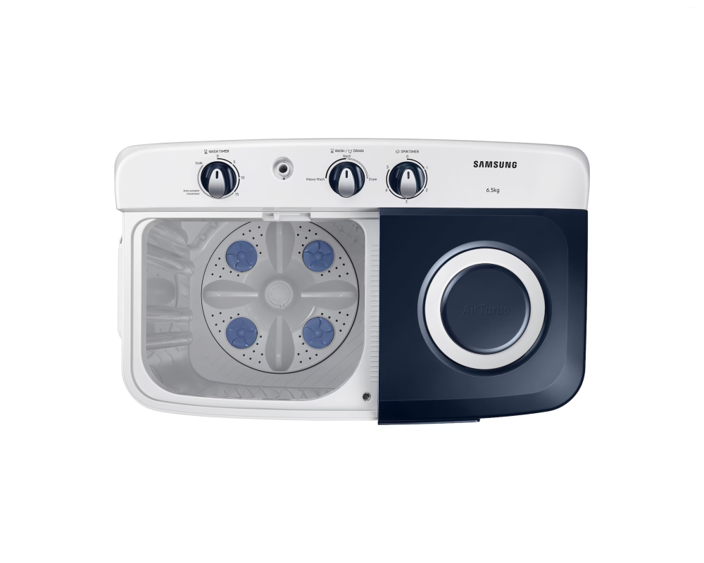 Samsung 6.5 kg Semi Automatic Washing Machine with 5 Star Energy Rating & Air Turbo Drying System (WT65R2200LL)