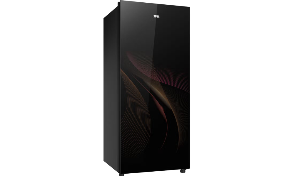 IFB 206 Litres 4 Star Direct Cool Refrigerator with Glass Finish and Inverter Compressor (IFBDC-2324IRG, Ripple Gold Glass Finish)