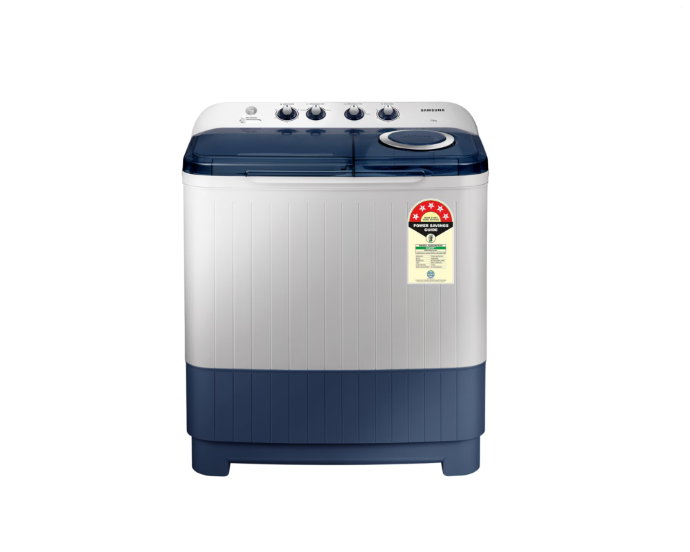 Samsung 7.0 kg Semi Automatic Washing Machine with Double Storm Pulsator, Light Gray (WT70C3200LL)