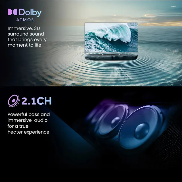 Haier 85 Inch 4K QLED Google TV with Dolby Vision, Dolby Atmos, MEMC & Hands-Free Voice Control 85S800QT-P