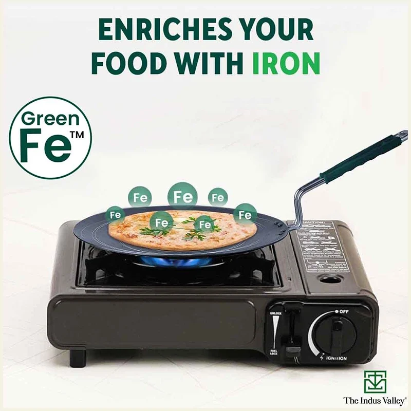 The Indus Valley 26cm Tawa Iron, Concave KC-FE-TA-022