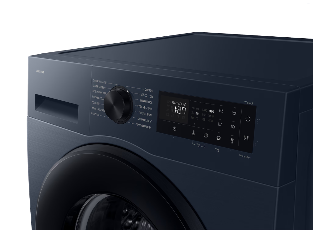 Samsung 12.0 kg Front Load Washing Machine with SmartThings AI & Energy Mode, Navy (WW12DG5B24AS)