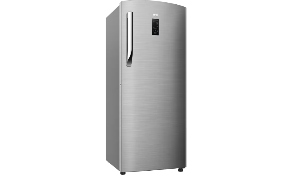 IFB 206 Litres 4 Star Direct Cool Refrigerator with Smart Camera, Converti Cool, Copper Boost, WiFi Enabled and Extra Height (IFBDC-Smart2324IBSU, Brush Grey Steel Finish)