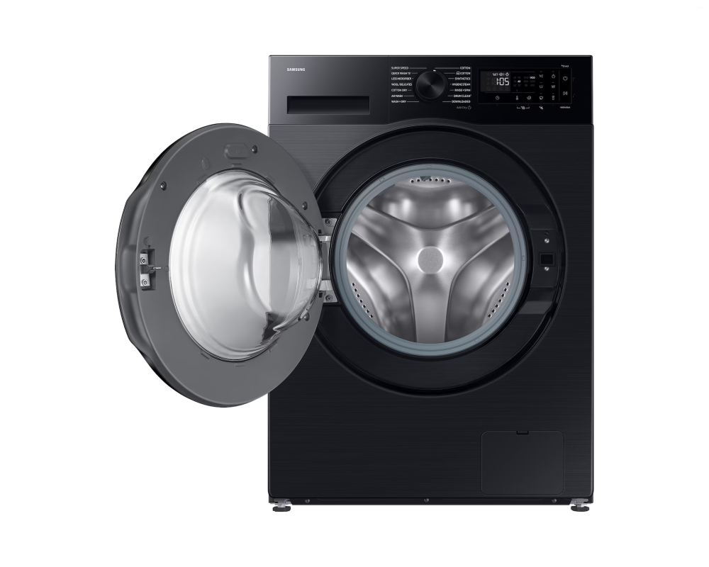 Samsung 12 kg/7 kg Front Load Washer Dryer Combo with SuperSpeed, Black (WD12FG5B34BB)