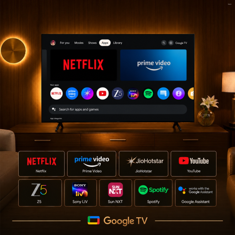 Vu Glo-DV Premium QLED TV 55-inch