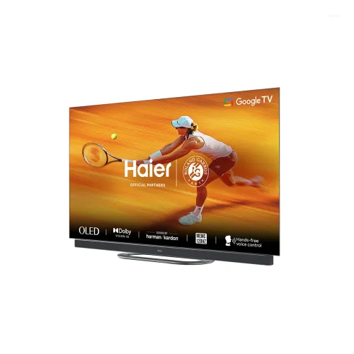 Haier 65 Inch 4K OLED Google TV with 120Hz Refresh Rate, Dolby Vision IQ, Dolby Atmos & 50W Harman Kardon Sound 65C11