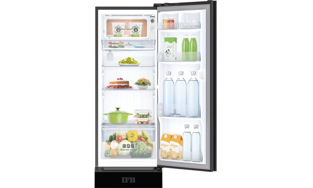 IFB Advance-Cool 187 L 3 Star Direct Cool Refrigerator, Glass, FLORAL JOY + BLACK GLASS PED, Inverter Compressor 2026