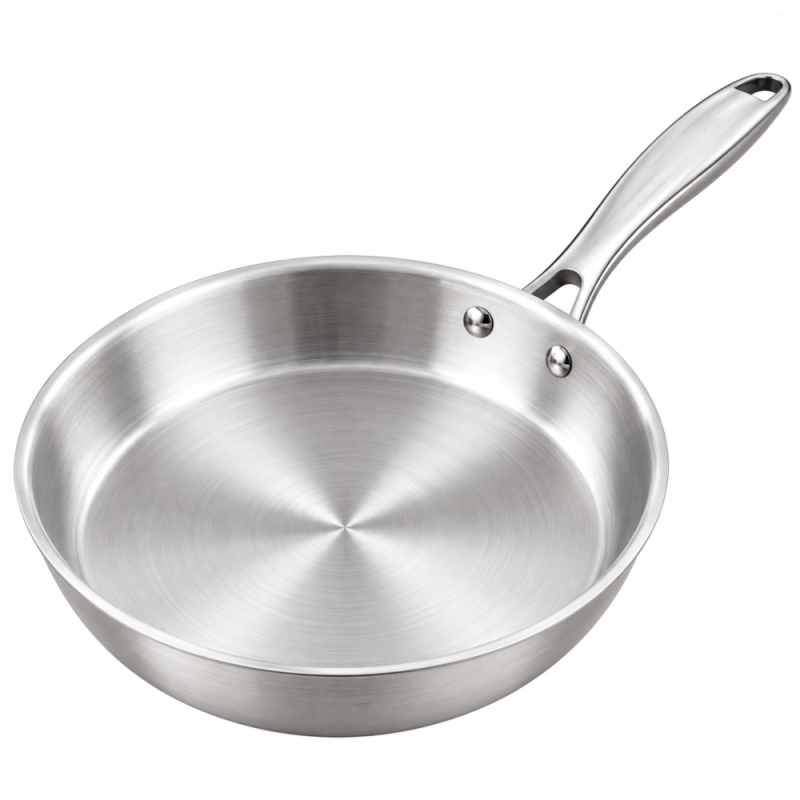 The Indus Valley 20cm Frypan Stainless Steel KC-SS-FP-002