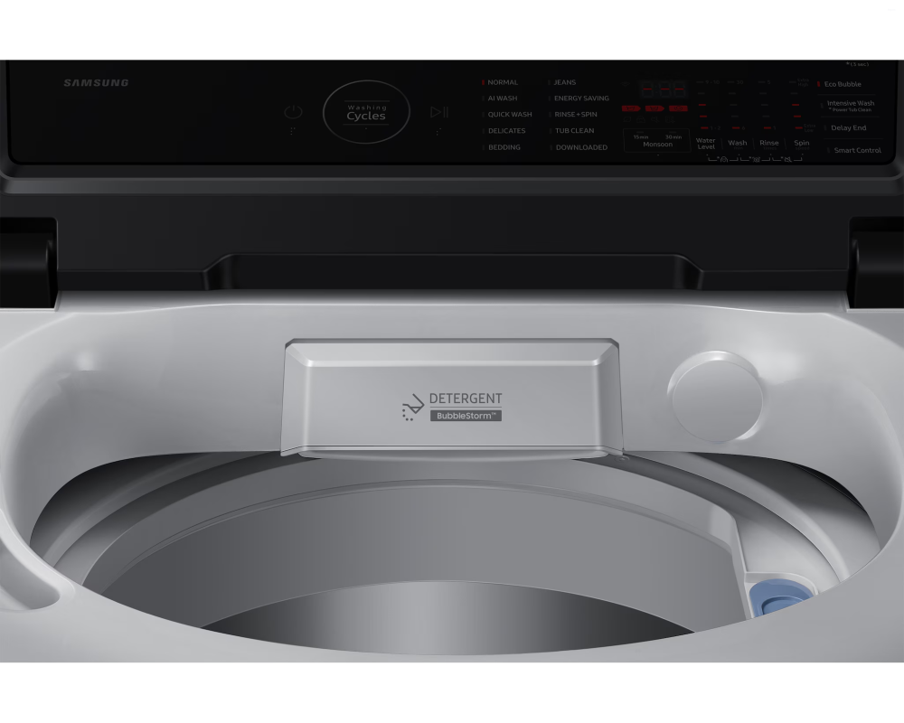 Samsung 10.0 kg Top Load Washing Machine with AI Wash & EcoBubble, Lavender Gray (WA80F10E2L)