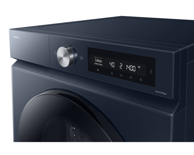 Samsung 12.0 kg Front Load Washing Machine with Bespoke AI & SuperSpeed, Navy (WW12DB7B24GS)