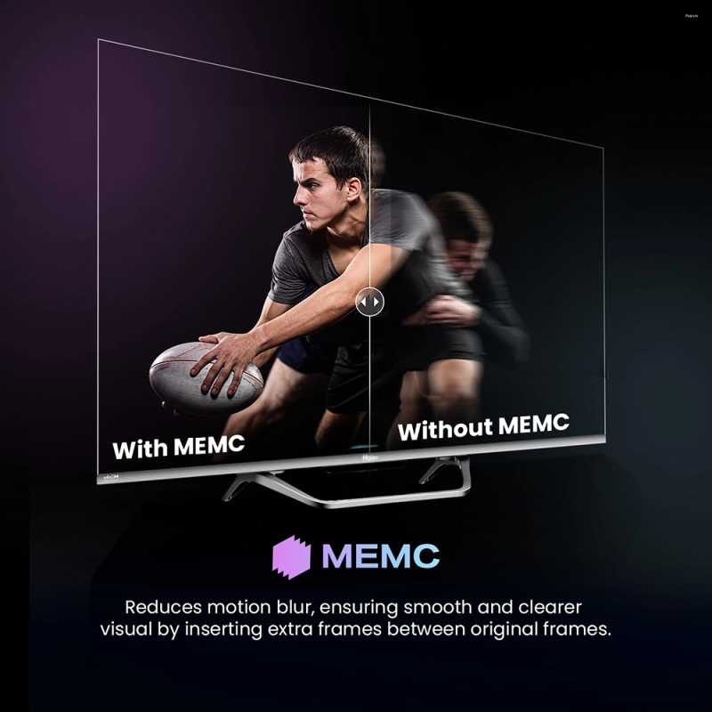 Haier 43 Inch 4K QLED Google TV with HDR10, Dolby Audio, MEMC & Google Assistant H43S80FUX