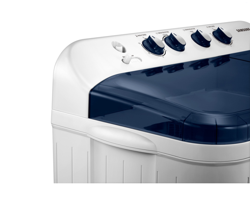 Samsung 7.0 kg Semi Automatic Washing Machine with Double Storm Pulsator, Light Gray (WT70C3200LL)