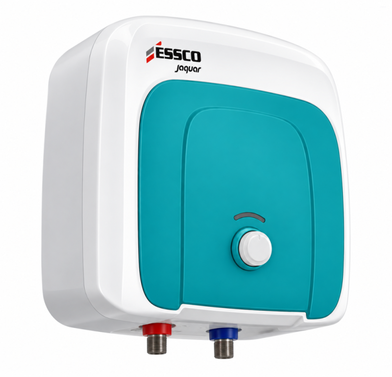 ESSCO Bria 6 Litre 5 Star Storage Water Heater, 2KW, Glass Lined Tank & Incoloy Heating Element, BMV-WHT-V006