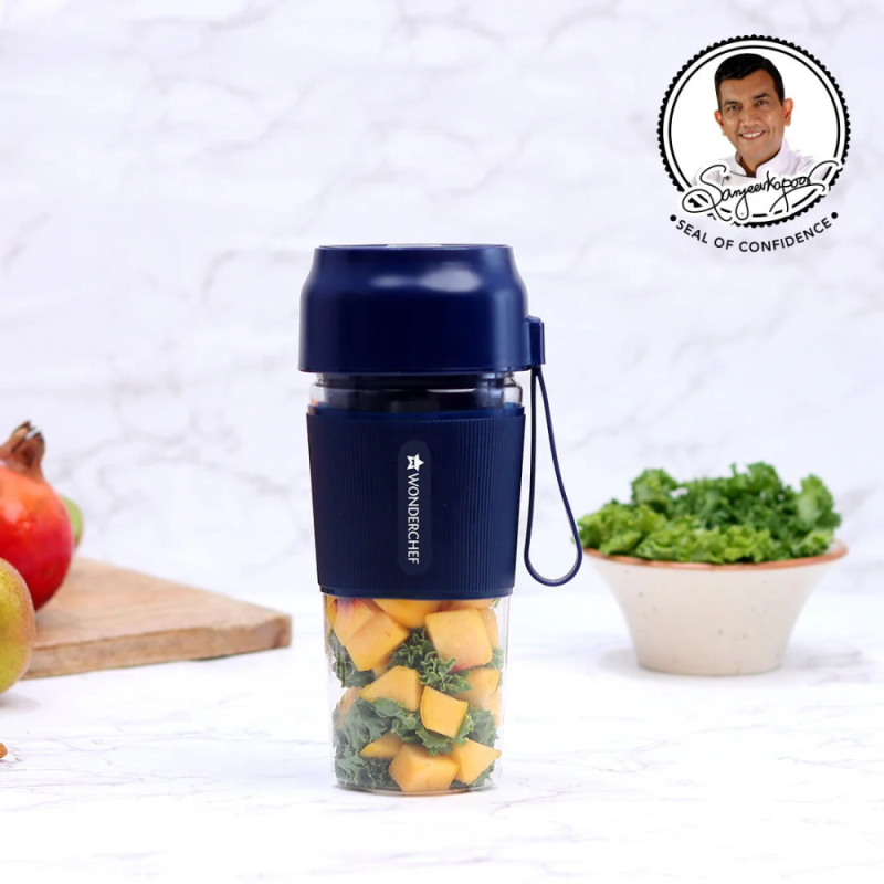Wonderchef Nutri Cup Portable Blender Blue Portable Blender