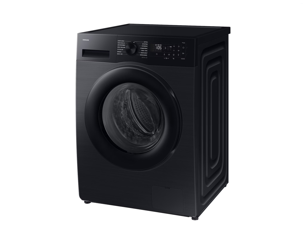 Samsung 12 kg/7 kg Front Load Washer Dryer Combo with SuperSpeed, Black (WD12FG5B34BB)