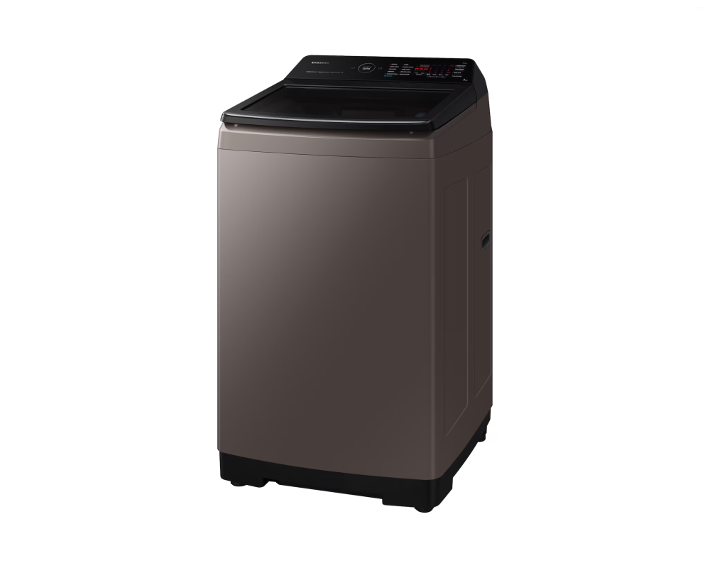 Samsung 8.0 kg Top Load Washing Machine with EcoBubble & In-Built Heater, Rose Brown (WA80BG4686BR)