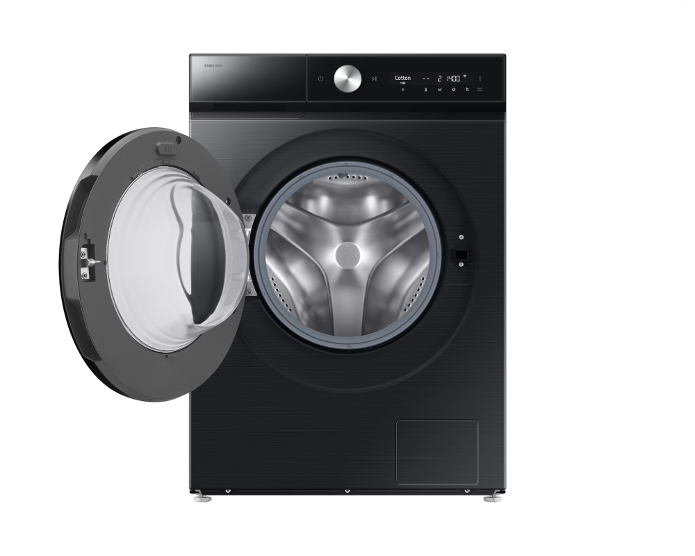 Samsung 12 kg/7 kg Front Load Washer Dryer Combo with AI Wash, Black (WD12FB8B94GB)