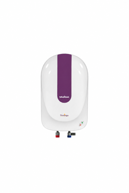 Khaitan Flamingo 3 L Instant Water Heater with 3-Level Safety, 6.5 Bar Pressure & Powerful Heating Element (White)