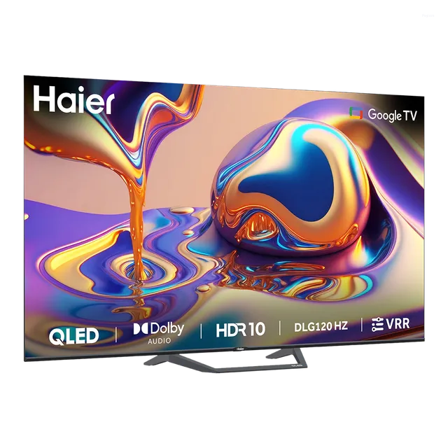 Haier 55 Inch 4K QLED Google TV with DLG 120Hz, HDR10, Dolby Audio & Google Assistant H55S80FUX