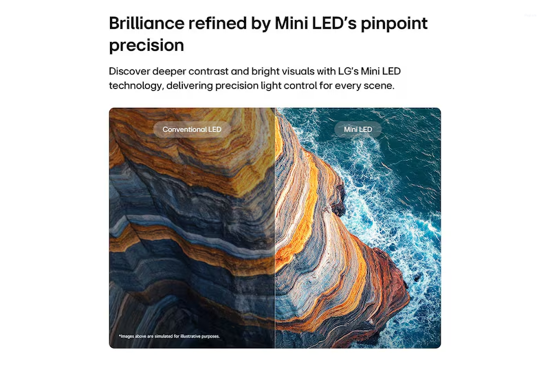 LG 65 Inches QNED AI 4K Ultra HD Mini LED Smart TV with Dynamic QNED Color, α7 AI Processor 4K Gen9 & 4K Super Upscaling 65QNED65BLA