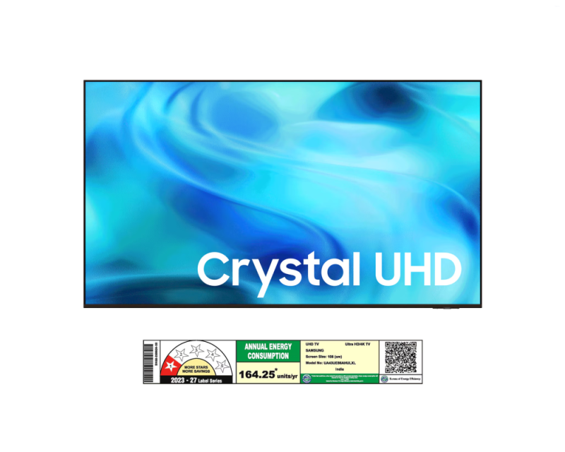 Samsung 43 Inches Crystal UHD 4K Samsung Vision AI Smart TV with 4K Upscaling, Dynamic Sound Pack & Crystal Processor 4K UA43UE86AHULXL