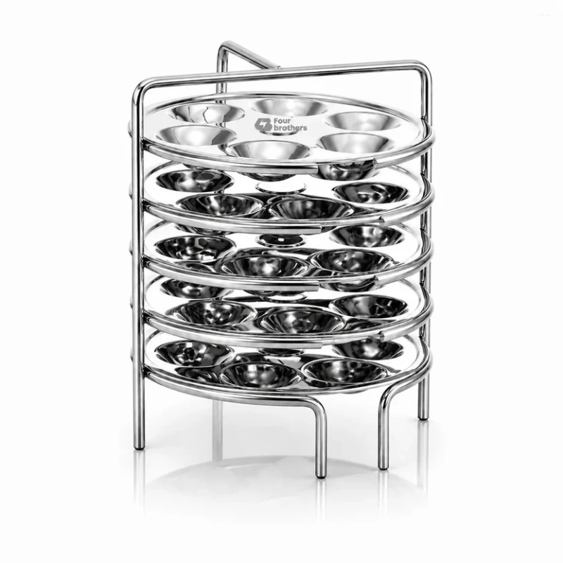 Four Brothers Mini Idly Stand Steamer Plate 5 Plates 4BMIS-5